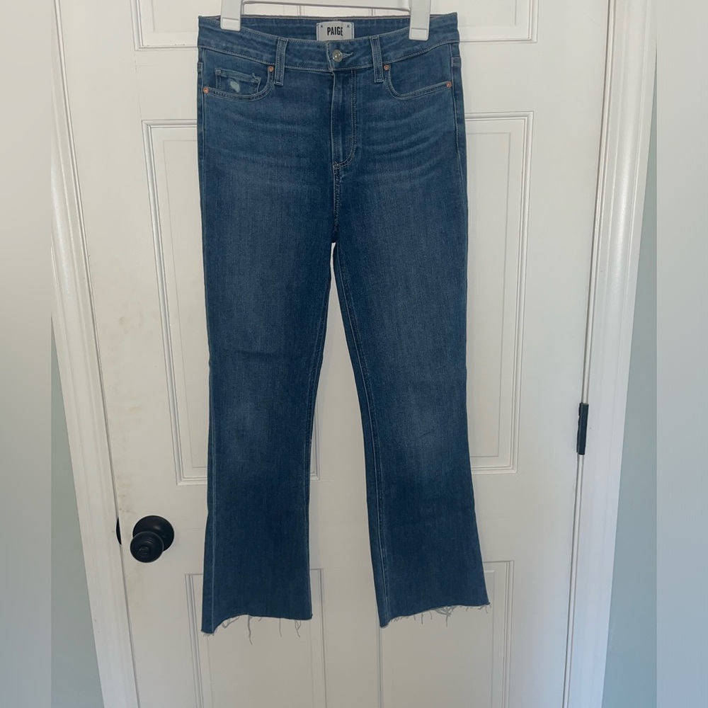 Paige Women's High Rise Laurel Canyon Jean Size 27